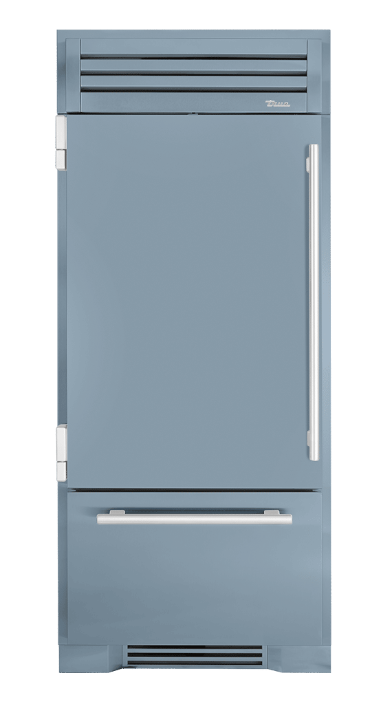 Refrigerator with Bottom Freezer, Left Hinged, Bluestone, Chrome Hardware TR36RBFLSSA152H02