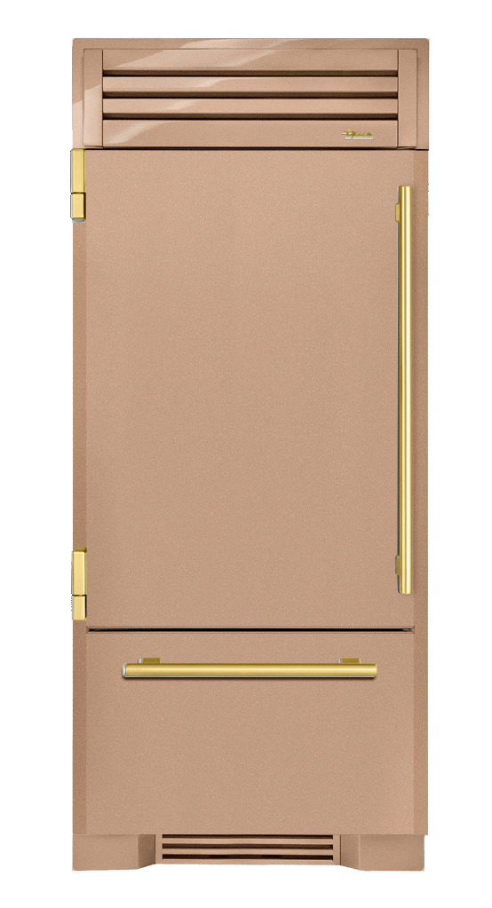 Refrigerator with Bottom Freezer, Left Hinged, Champagne, Brass Hardware TR36RBFLSSA179H01