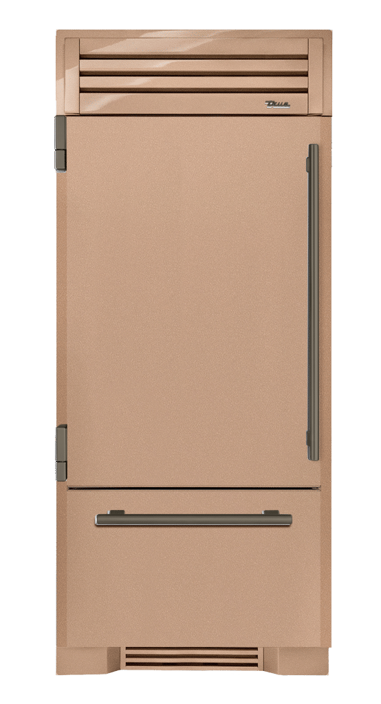 Refrigerator with Bottom Freezer, Left Hinged, Champagne, Pewter Hardware TR36RBFLSSA179H05