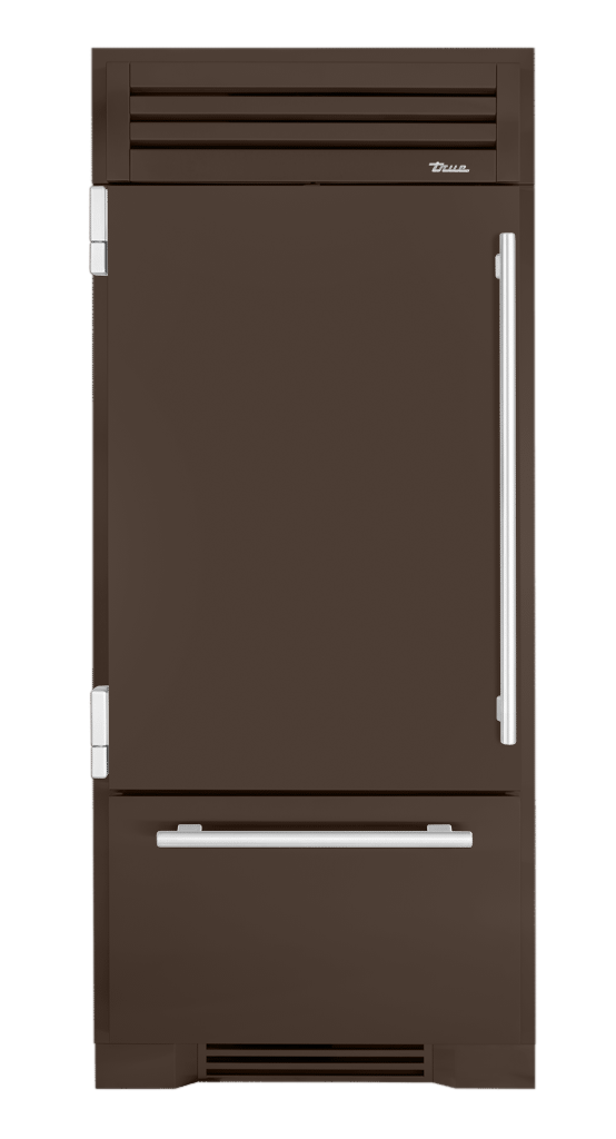 Refrigerator with Bottom Freezer, Left Hinged, Espresso, Chrome Hardware TR36RBFLSSA305H02