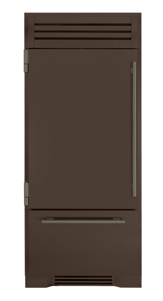 Refrigerator with Bottom Freezer, Left Hinged, Espresso, Pewter Hardware TR36RBFLSSA305H05