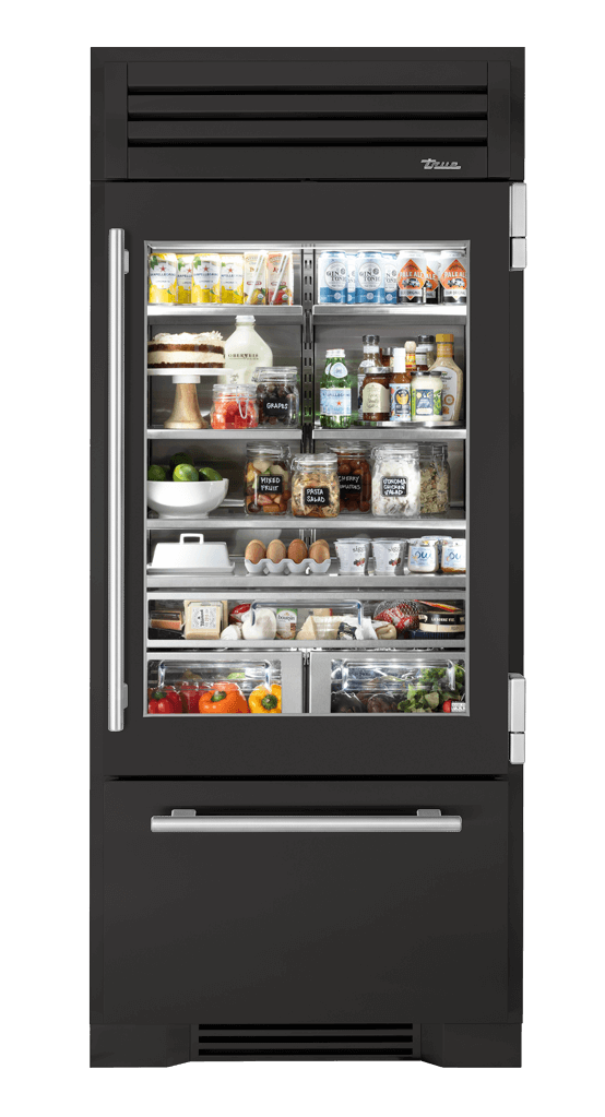 Refrigerator with Bottom Freezer, Right Hinged, Ultra Matte Black TR36RBFRSGA085H04