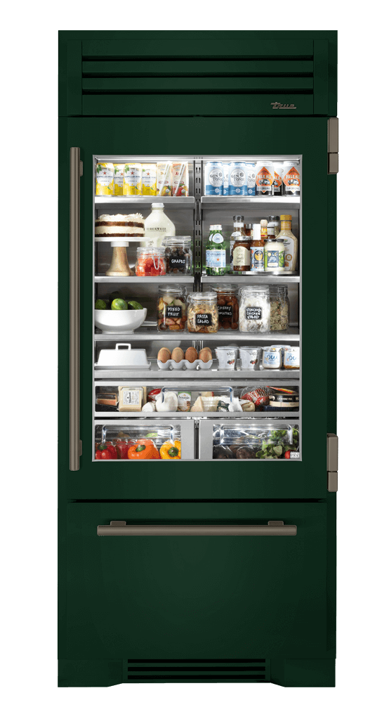 Refrigerator with Bottom Freezer, Right Hinged, Emerald, Pewter Hardware TR36RBFRSGA086H05