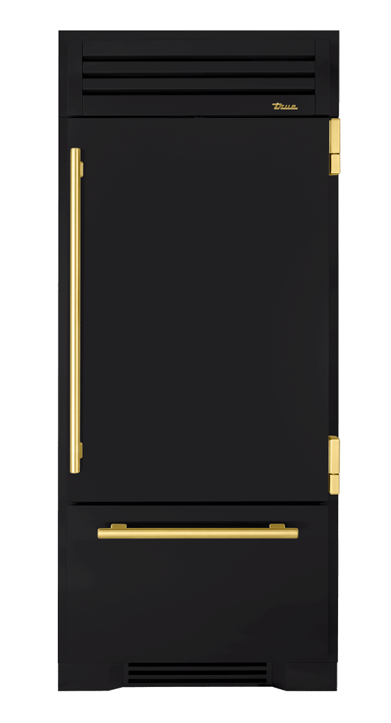 Refrigerator with Bottom Freezer, Right Hinged, Matte Black, Brass Hardware TR36RBFRSSA027H01