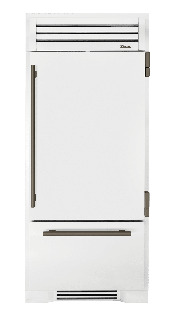Refrigerator with Bottom Freezer, Right Hinged, Matte White, Pewter Hardware TR36RBFRSSA030H05