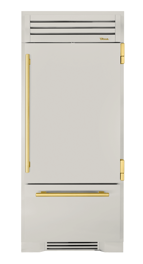 Refrigerator with Bottom Freezer, Right Hinged, Antique White, Brass Hardware TR36RBFRSSA050H01