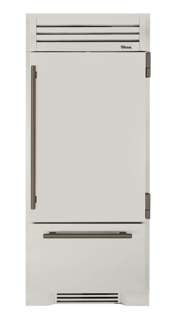 Refrigerator with Bottom Freezer, Right Hinged, Antique White, Pewter Hardware TR36RBFRSSA050H05