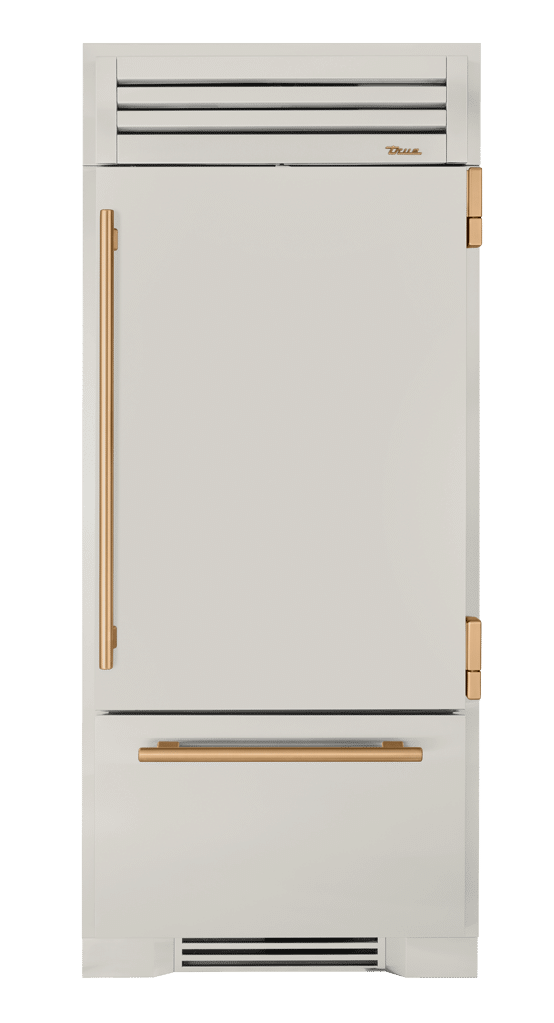 Refrigerator with Bottom Freezer, Right Hinged, Antique White, Gold Hardware TR36RBFRSSA050H08