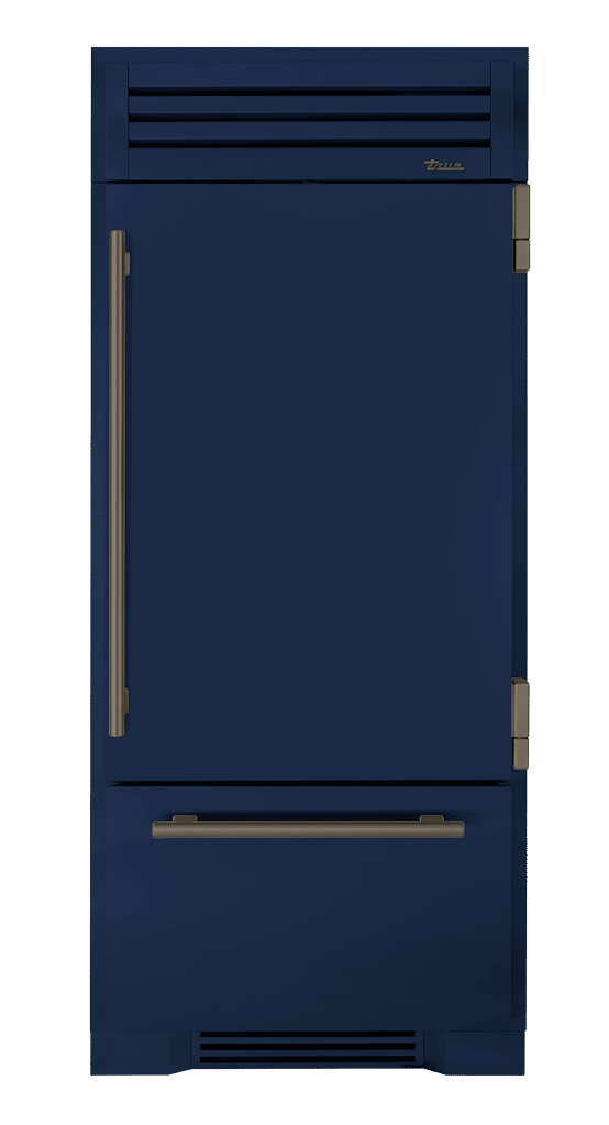 Refrigerator with Bottom Freezer, Right Hinged, Cobalt, Pewter Hardware TR36RBFRSSA078H05