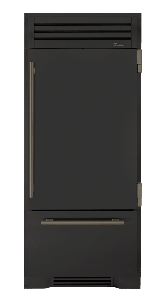 Refrigerator with Bottom Freezer, Right Hinged, Ultra Matte Black, Pewter Hardware TR36RBFRSSA085H05