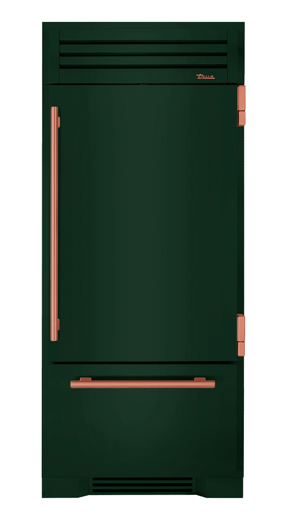 Refrigerator with Bottom Freezer, Right Hinged, Emerald, Copper Hardware TR36RBFRSSA086H03