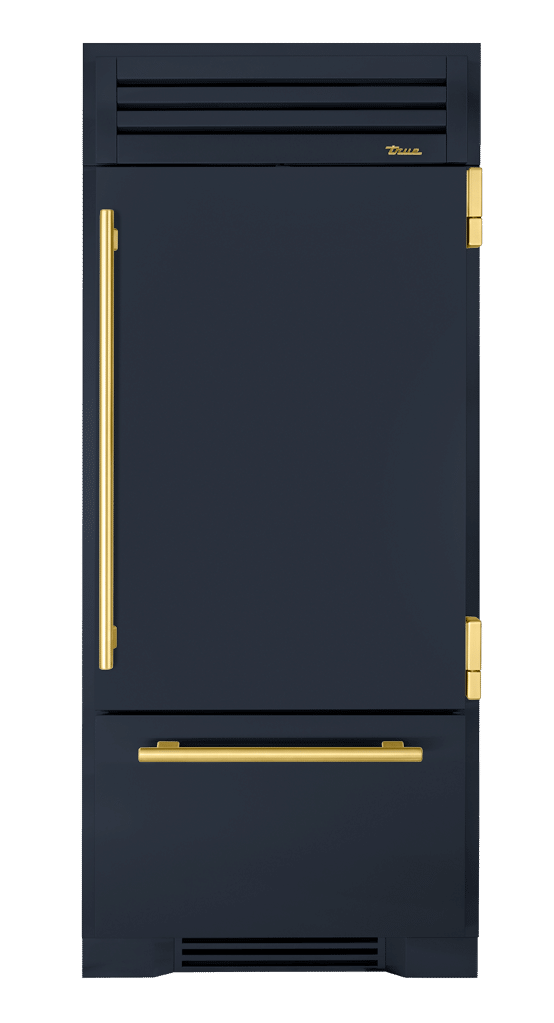 Refrigerator with Bottom Freezer, Right Hinged, Juniper, Brass Hardware TR36RBFRSSA104H01