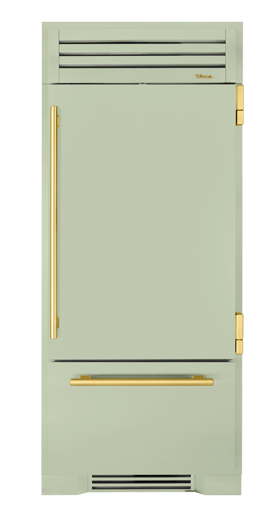 Refrigerator with Bottom Freezer, Right Hinged, Sage, Brass Hardware TR36RBFRSSA129H01