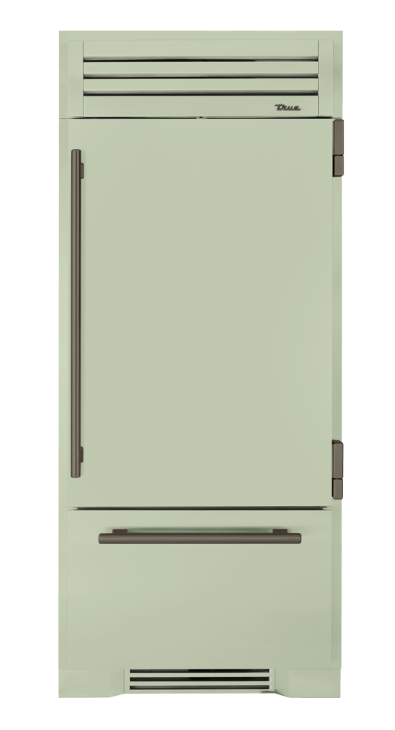 Refrigerator with Bottom Freezer, Right Hinged, Sage, Pewter Hardware TR36RBFRSSA129H05