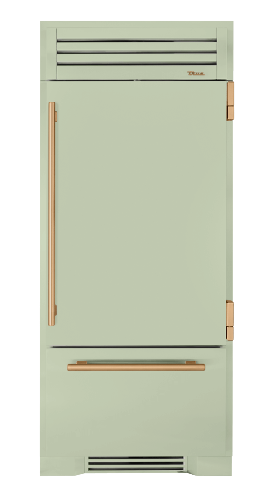 Refrigerator with Bottom Freezer, Right Hinged, Sage, Gold Hardware TR36RBFRSSA129H08