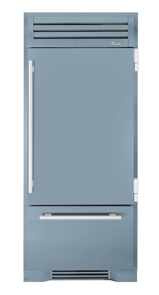 Refrigerator with Bottom Freezer, Right Hinged, Bluestone, Chrome Hardware TR36RBFRSSA152H02