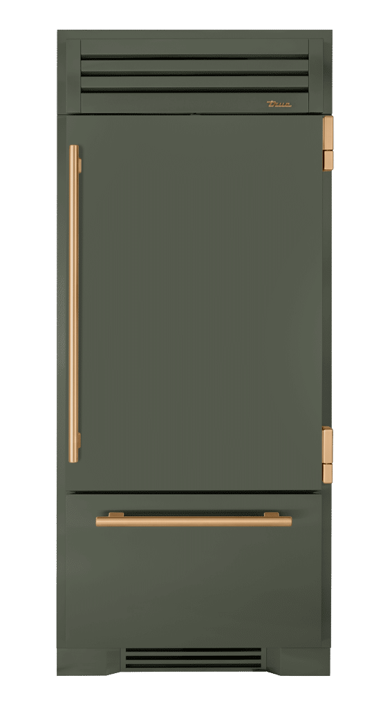 Refrigerator with Bottom Freezer, Right Hinged, Olive, Gold Hardware TR36RBFRSSA238H08