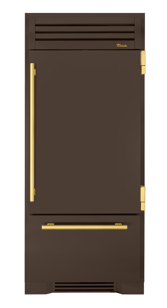 Refrigerator with Bottom Freezer, Right Hinged, Espresso, Brass Hardware TR36RBFRSSA305H01