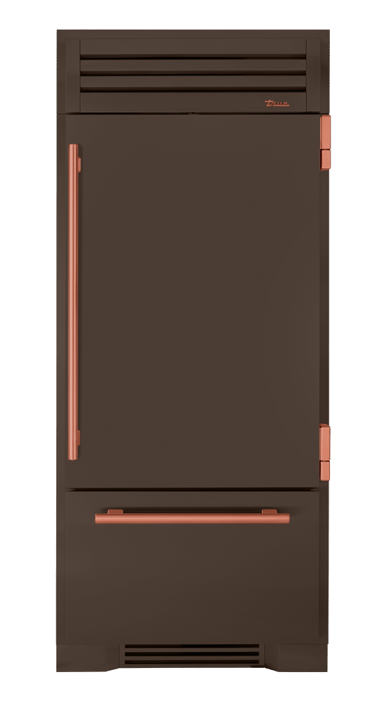 Refrigerator with Bottom Freezer, Right Hinged, Espresso, Copper Hardware TR36RBFRSSA305H03