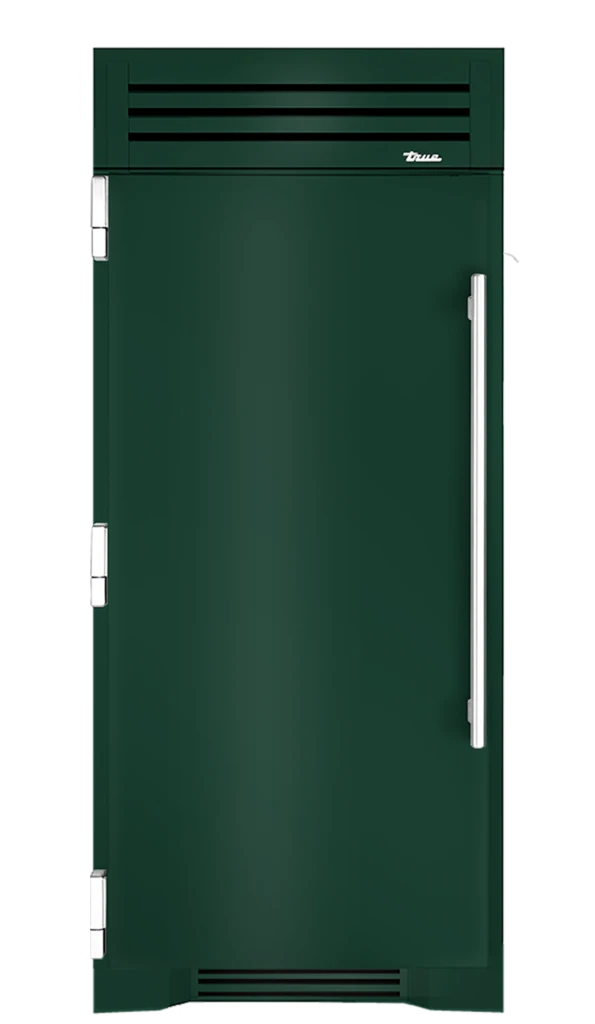Refrigerator Column, Left Hinged, Emerald, Chrome Hardware TR36REFLSSC086H02