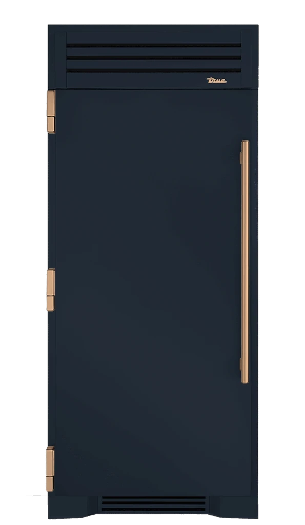 Refrigerator Column, Left Hinged, Juniper, Gold Hardware TR36REFLSSC104H08