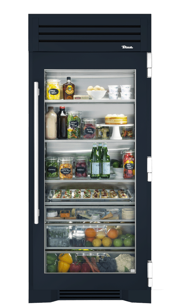 Refrigerator Column, Right Hinged, Juniper, Chrome Hardware TR36REFRSGC104H02
