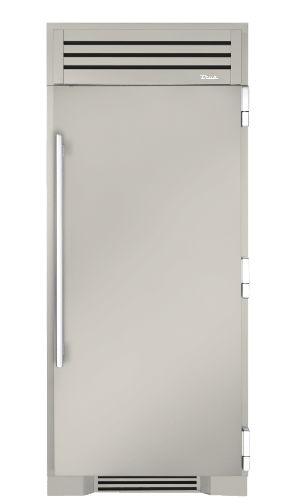 Refrigerator Column, Right Hinged, Antique White, Chrome Hardware TR36REFRSSC050H02