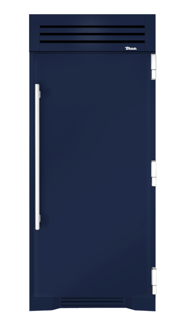 Refrigerator Column, Right Hinged, Cobalt, Chrome Hardware TR36REFRSSC078H02