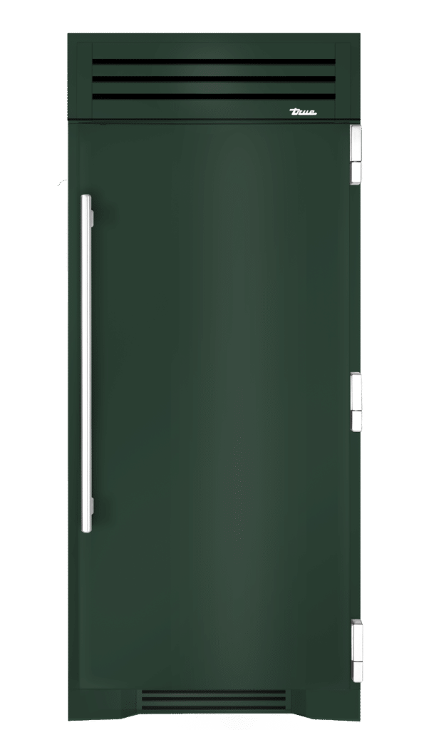 Refrigerator Column, Right Hinged, Emerald, Chrome Hardware TR36REFRSSC086H02