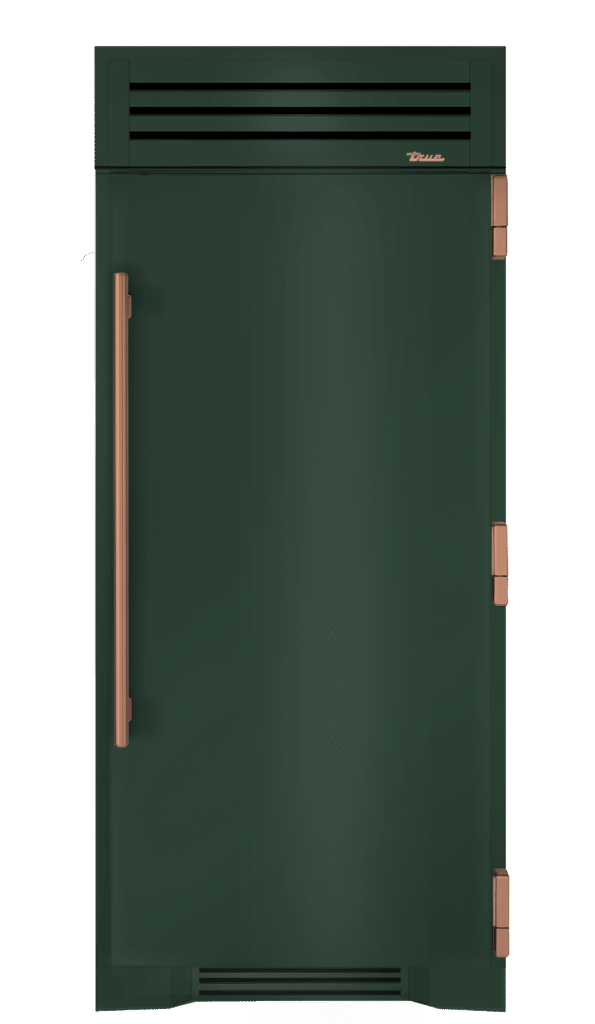 Refrigerator Column, Right Hinged, Emerald, Copper Hardware TR36REFRSSC086H03