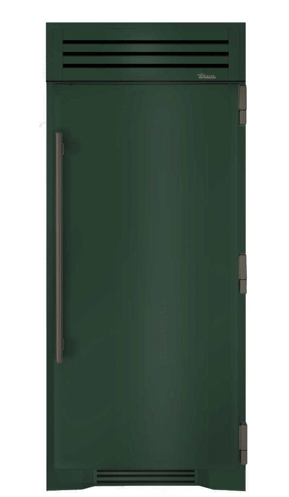 Refrigerator Column, Right Hinged, Emerald, Pewter Hardware TR36REFRSSC086H05