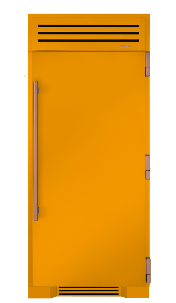 Refrigerator Column, Right Hinged, Saffron, Copper Hardware TR36REFRSSC103H03