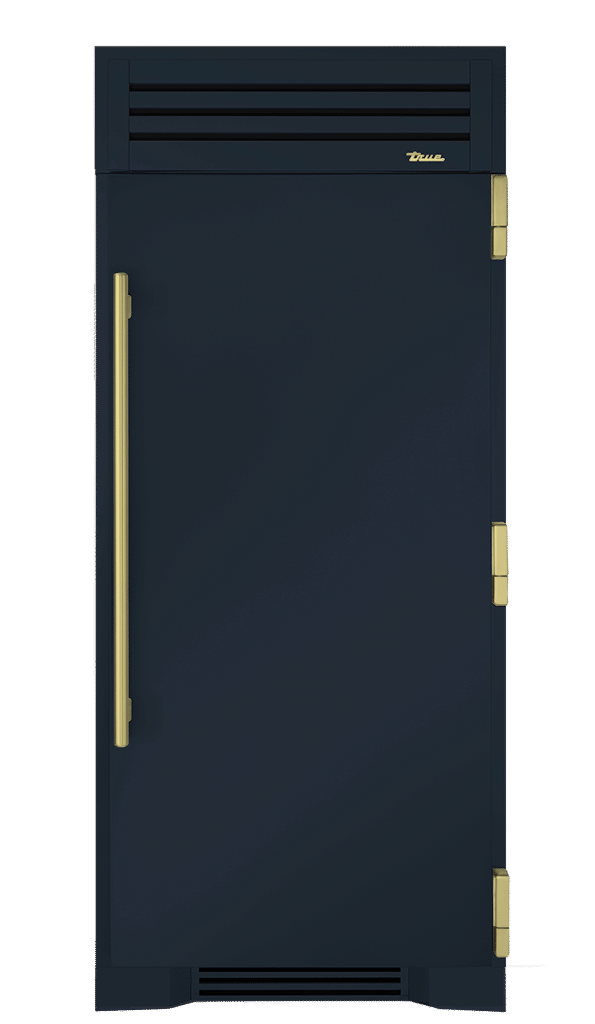 Refrigerator Column, Right Hinged, Juniper, Brass Hardware TR36REFRSSC104H01