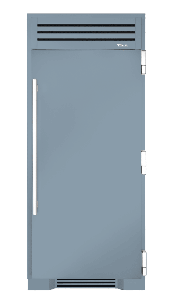 Refrigerator Column, Right Hinged, Bluestone, Chrome Hardware TR36REFRSSC152H02