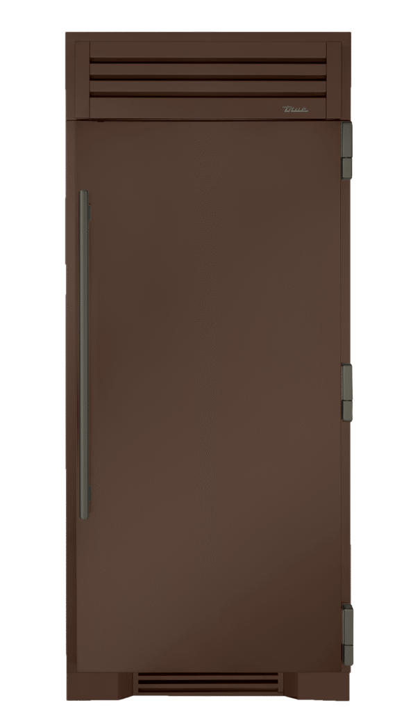 Refrigerator Column, Right Hinged, Espresso, Pewter Hardware TR36REFRSSC305H05
