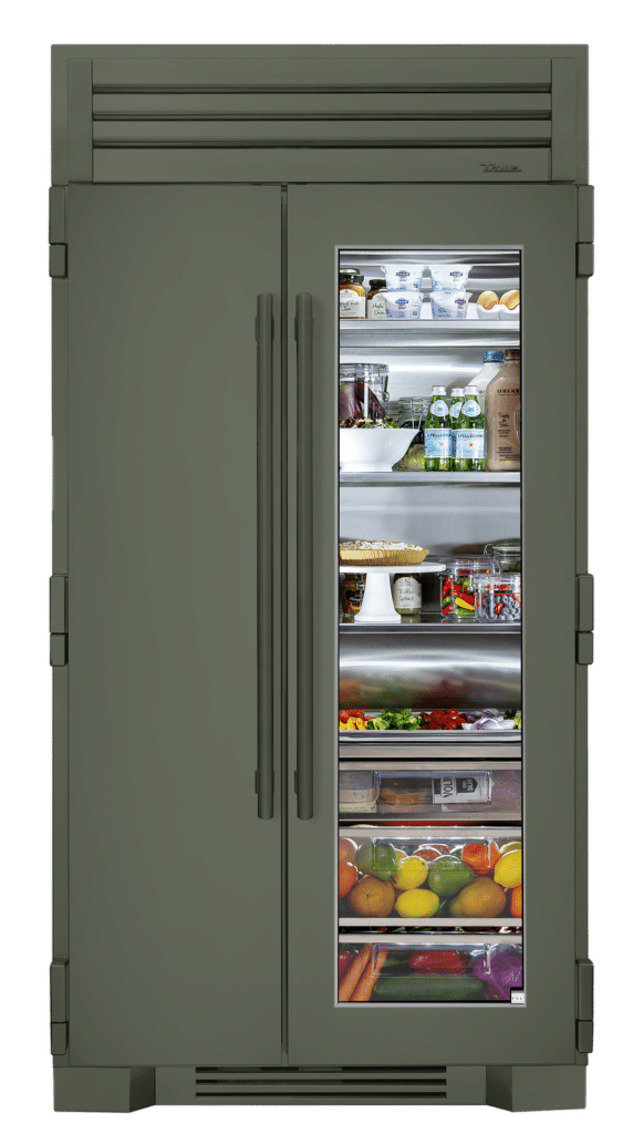 Side-by-Side, Olive, Pewter Hardware TR42SBSSGC238H05
