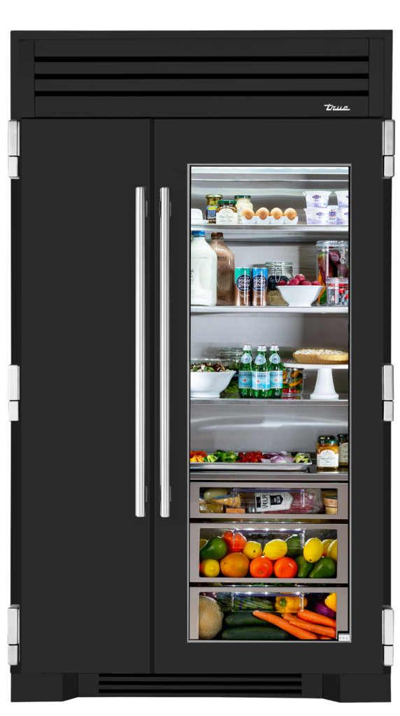 Side-by-Side, Matte Black, Pewter Hardware TR48SBSSGC027H05