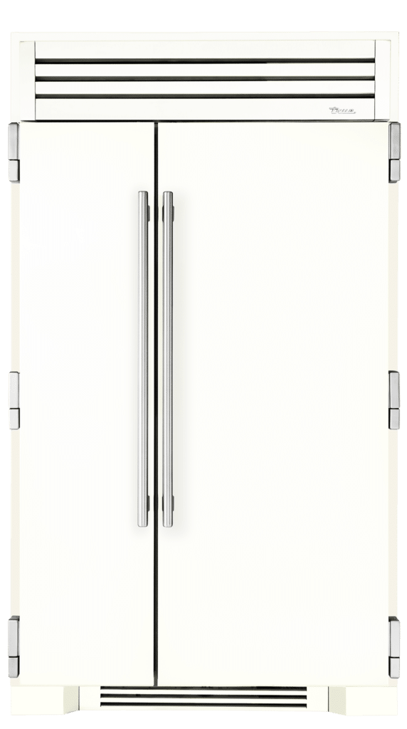 Side-by-Side, Matte White, Pewter Hardware TR48SBSSSC030H05