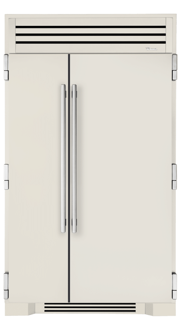 Side-by-Side, Antique White, Gold Hardware TR48SBSSSC050H08