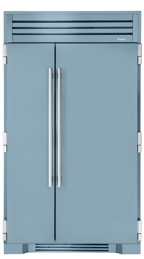 Side-by-Side, Bluestone, Copper Hardware TR48SBSSSC152H03