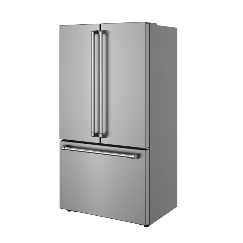 36 Inch Counter Depth Freestanding French Door Refrigerator With Internal Water And Ice TRF3603FD