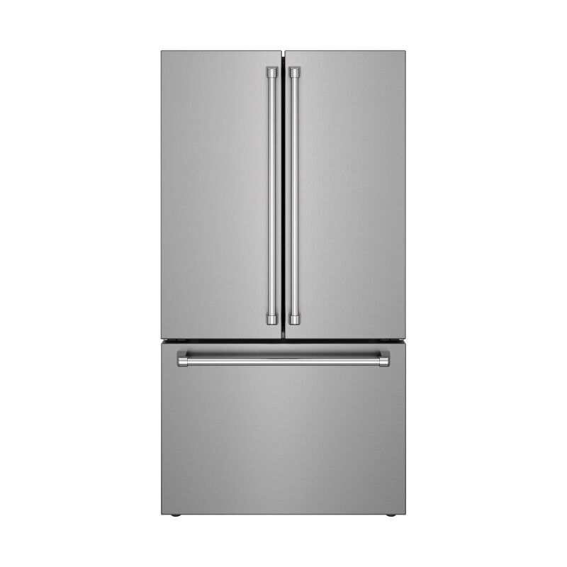 36 Inch Counter Depth Freestanding French Door Refrigerator With Internal Water And Ice TRF3603FD