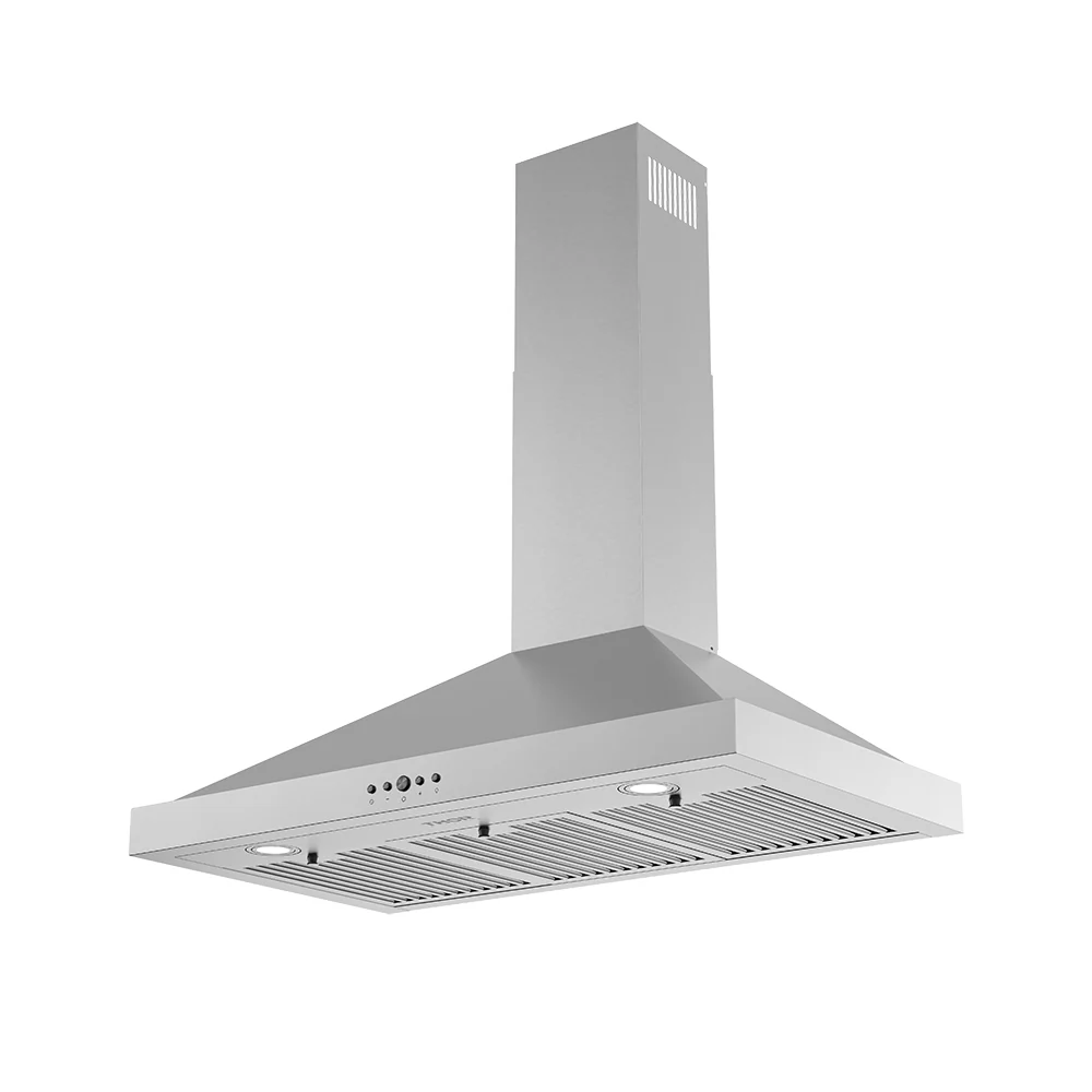 36 Inch Wall Mounted Chimney Range Hood With 350 Cfm TRH3635