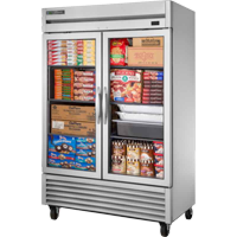 Reach-In Glass Swing Door Stainless Steel Freezer with Hydrocarbon Refrigerant~Framed Glass Door Version 01 TS49FGHCFGD01
