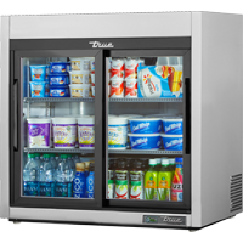 Reach-In Glass Slide Door Refrigerator with Hydrocarbon Refrigerant & LED Lighting TSD09GHCLD