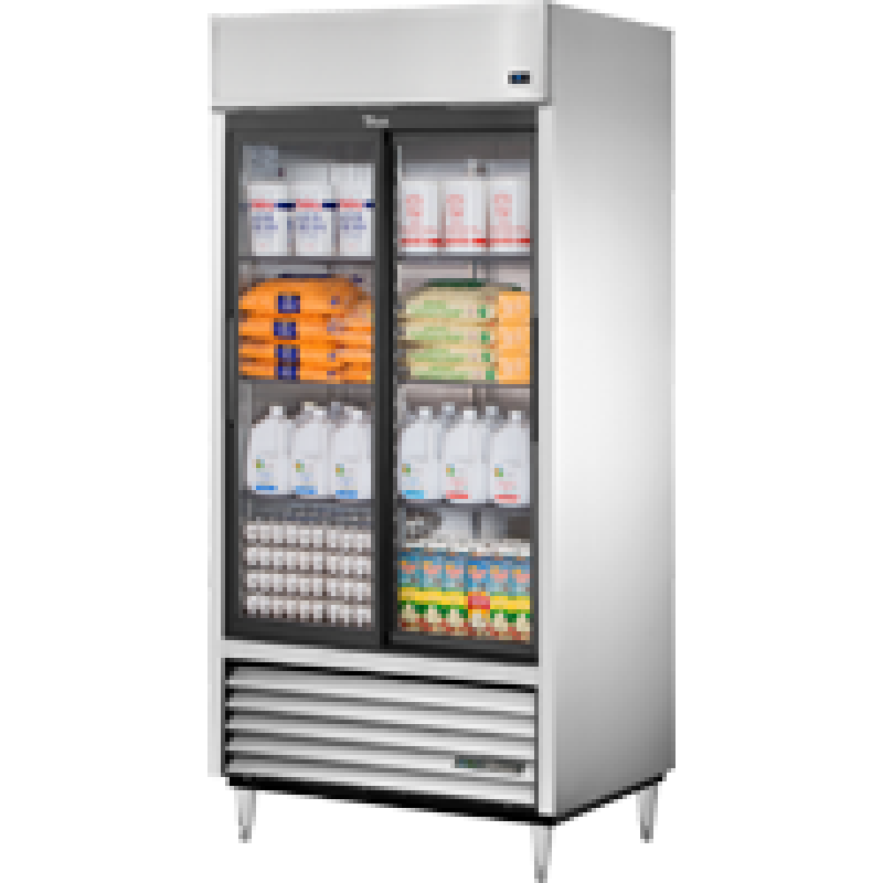 Reach-In Solid Slide Door Refrigerator with Hydrocarbon Refrigerant & LED Lighting TSD33GHCLD