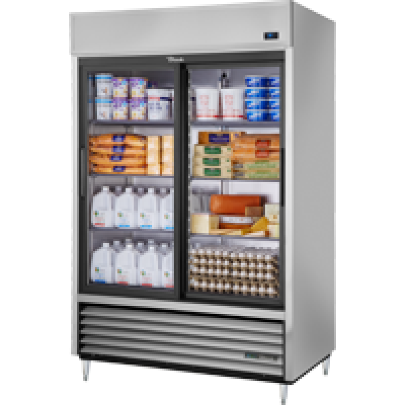 Reach-In Solid Slide Door Refrigerator with Hydrocarbon Refrigerant & LED Lighting TSD47GHCLD