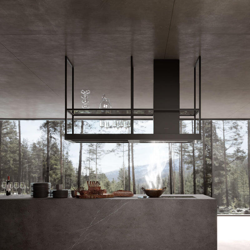 T-Shelf 70" Range Hood 600 CFM TSHIS70BK600