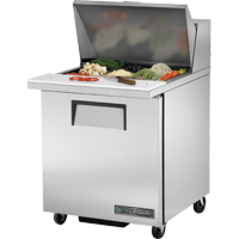Mega-Top Solid Door Sandwich/Salad Unit with Hydrocarbon Refrigerant TSSU2712MBHC