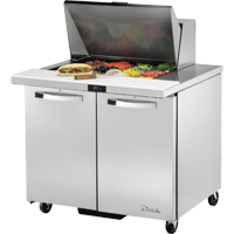Mega-Top Solid Door Sandwich/Salad Unit with Hydrocarbon Refrigerant~Spec Package 3 TSSU3612MBHCSPEC3
